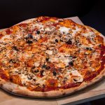 Pizza Big Pui cu Ciuperci – 1120g - Pizza Mediteraneo -Timisoara